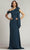 Tadashi Shoji ALG18371L - Bow Accent Asymmetric Evening Gown Evening Dresses