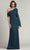 Tadashi Shoji ALG18371L - Bow Accent Asymmetric Evening Gown Evening Dresses