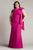 Tadashi Shoji ALG18371LQ - Draped Asymmetric Neck Formal Gown Evening Dresses 14Q / Hibiscus