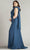 Tadashi Shoji ALG18371LQ - Draped Asymmetric Neck Formal Gown Evening Dresses