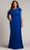 Tadashi Shoji ALG18371LQ - Draped Asymmetric Neck Formal Gown Evening Dresses