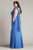 Tadashi Shoji ALG18371LQ - Draped Asymmetric Neck Formal Gown Evening Dresses