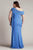 Tadashi Shoji ALG18371LQ - Draped Asymmetric Neck Formal Gown Evening Dresses