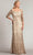 Tadashi Shoji ATV18236L - Embroidered Quarter Sleeve Formal Gown Evening Dresses