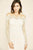 Tadashi Shoji - Beaded Long-Sleeve Long Gown Wedding Dresses 16 / Ivory/Petal