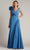 Tadashi Shoji BOS23030L - Ruffled Rosette Evening Gown Prom Dresses