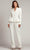 Tadashi Shoji BOS23303YBR - Long Sleeve Tuxedo Jumpsuit Formal Pantsuits