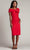 Tadashi Shoji BOS24103M - Draped Bow Asymmetric Formal Dress Holiday Dresses