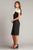 Tadashi Shoji BOS24103M - Draped Bow Asymmetric Formal Dress Holiday Dresses