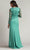 Tadashi Shoji CAJ16206LXY - Illusion Sleeve Foliage Lace Evening Gown Evening Dresses