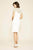 Tadashi Shoji - Cap Sleeve Crepe Cocktail Dress Wedding Guest 16 / Ivory