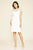 Tadashi Shoji - Cap Sleeve Crepe Cocktail Dress Wedding Guest 16 / Ivory