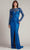 Tadashi Shoji CDL22865L - Sequin Embroidered Bateau Evening Dress Mother of the Bride Dresses