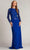 Tadashi Shoji CDN16206LXY - Embroidered Bodice Evening Gown Mother Of The Bride Dresses