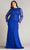 Tadashi Shoji CDN16206LXYQ - Ren Bead Embroidered Crepe Gown - Plus Size Evening Dresses