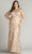 Tadashi Shoji CDP24130LQ - Floral Embroidered Bateau Formal Gown Mother of the Bride Dresses