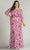 Tadashi Shoji CDP24130LQ - Floral Embroidered Bateau Formal Gown Mother of the Bride Dresses