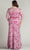 Tadashi Shoji CDP24130LQ - Floral Embroidered Bateau Formal Gown Mother of the Bride Dresses