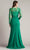 Tadashi Shoji CDV24342L - Illusion Bateau Embroidered Formal Gown Mother Of The Bride Dresses 14 / Lilac