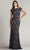 Tadashi Shoji CDY23088LX - Off-Shoulder Embroidered Evening Gown' Evening Dresses