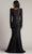 Tadashi Shoji CFC24346L - Illusion Deep V-Neck Evening Gown Mother of the Bride Dresses