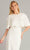 Tadashi Shoji CFK24427LBR - Cape Sleeve Pearl Embellished Bridal Gown Bridal Dresses