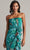 Tadashi Shoji CFM24386L - Strapless Printed Prom Dress Evening Dresses