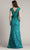 Tadashi Shoji CFX24579L - Embroidery Detailed Evening Gown Mother Of The Bride Dresses