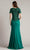 Tadashi Shoji CGC24685L - Short Sleeve Evening Gown Mother Of The Bride Dresses