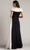 Tadashi Shoji CY24001L - Sash Straight Across Evening Dress Evening Dresses