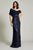 Tadashi Shoji - Off-Shoulder Crepe Gown Prom Dresses 16 / Deep Violet