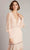 Tadashi Shoji YV21070L - V-Neck Bishop Sleeve Evening Gown Special Occasion Dress