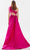 Tarik Ediz 52125 - Ruched Asymmetric Prom Gown Prom Dresses