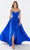 Tarik Ediz 52126 - Surplice Bodice A-Line Prom Gown Prom Dresses