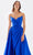 Tarik Ediz 52126 - Surplice Bodice A-Line Prom Gown Prom Dresses