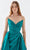 Tarik Ediz 52126 - Surplice Bodice A-Line Prom Gown Prom Dresses