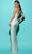 Tarik Ediz 53090 - Off-Shoulder Beaded Sheath Gown Prom Dresses