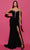 Tarik Ediz 53091 - Sleeveless Strappy Back Evening Gown Special Occasion Dress 0 / Black