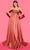 Tarik Ediz 53156 - Strapless Ruched Detailed Prom Gown Prom Dresses 0 / Ginger