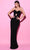 Tarik Ediz 54034 - 3D Floral Accent Sweetheart Prom Gown Prom Dresses 0 / Black