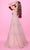 Tarik Ediz 54036 - Floral Embroidered Square Neck Evening Gown Prom Dresses