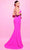 Tarik Ediz 54059 - Ribbon Beaded Halter Neck Evening Gown Prom Dresses