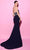 Tarik Ediz 54071 - Halter Beaded Illusion Evening Gown Prom Dresses