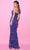 Tarik Ediz 54089 - Deep V-Neck Paillette Sequin Prom Gown Prom Gown