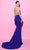 Tarik Ediz 54097 - One Shoulder Cutout Waist Evening Gown Prom Dresses