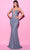 Tarik Ediz 54118 - Illusion V-Cutout Sequin Evening Gown Prom Dresses