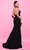 Tarik Ediz 54124 - Beaded Strips Halter Evening Gown Prom Dresses