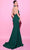 Tarik Ediz 54124 - Beaded Strips Halter Evening Gown Prom Dresses