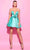 Tarik Ediz 54168 - Sweetheart A-Line Cocktail Dress Homecoming Dresses 0 / Aqua