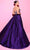 Tarik Ediz 54198 - Deep V-Neck Beaded Top Evening Gown Prom Dresses